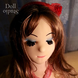 Textile Doll ›Cartoon CE‹ head - fabric/plush