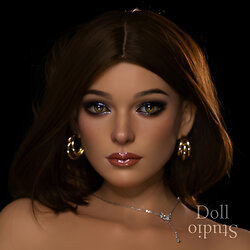 IDO Doll ›Tatiana‹ head (ID1(H)-1) in tan skin color - silicone