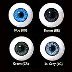 Eye Colors by Textile Doll