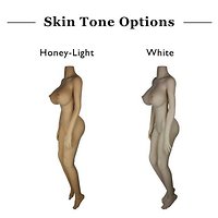 Doll House 168 skin tone comparison: Honey light - White