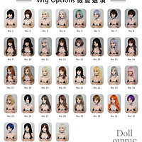Doll House 168 - Wigs for 2019 series (as of 12/2018)