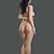 Game Lady GL-168/D body style with GL12-1 head in fair skin color - silicone