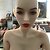 WM Dolls WM-168/A body style with no. 9 head in 'fair' skin color - factory phot