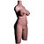 Climax Doll upper body torso 874 in 'black' skin color - TPE