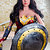 WM Doll no. 74 head with WM-165 body style - Wonder Woman cosplay