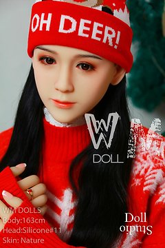 WM Doll WM-163/C body style with no. 11 silicone head (WMS no. 011) - TPE/silico