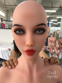 WM Dolls B21 upper body torso with no. 394 head (Jinsan no. 394) - factory photo