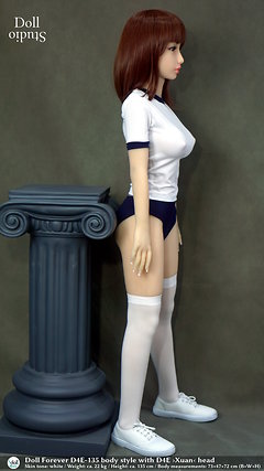 D4E-135 body style with ›Xuan‹ head by Doll Forever / skin tone ›white‹