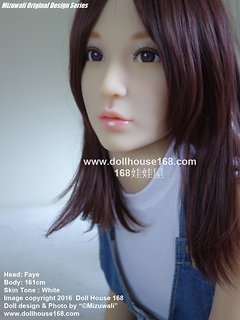 Doll House 168 ›Faye‹ head and DH161 body style in skin tone White