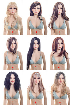 Wigs for female dolls by Irontech Doll (2018)