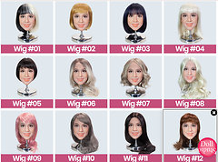 SE Doll wigs - as of 12/2019
