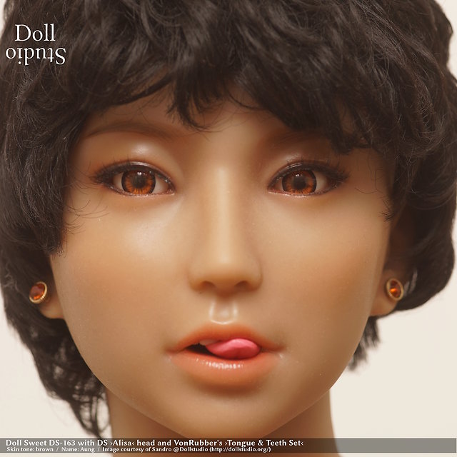 Doll Sweet DS-163 with DS ›Alisa‹ head and Von Rubber's ›Tongue & Teeth Set‹