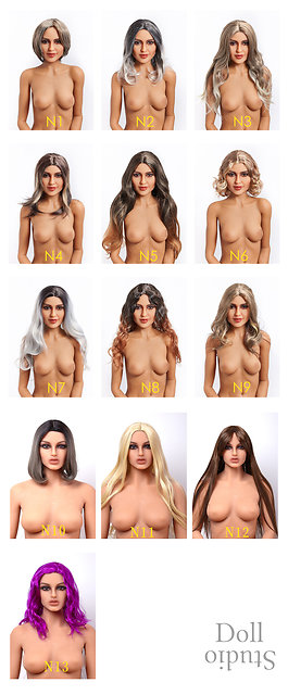 Wigs for female dolls by Irontech Doll (08/2020)