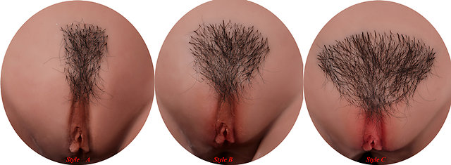 Irontech Doll - Pubic hair styles A, B and C (optional, as of 01/2019)