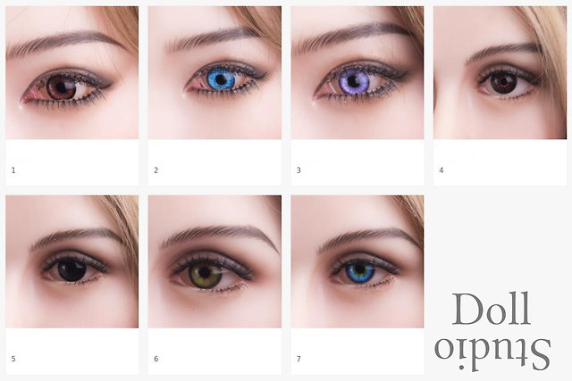 Sino-doll eye colors (as of 05/2019)