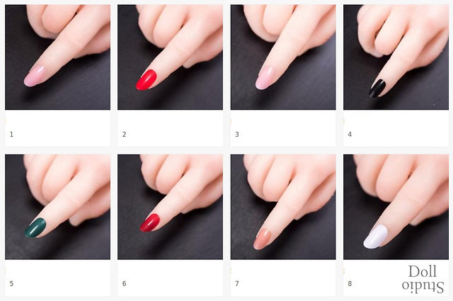 Sino-doll finger nail colors (as of 05/2019)